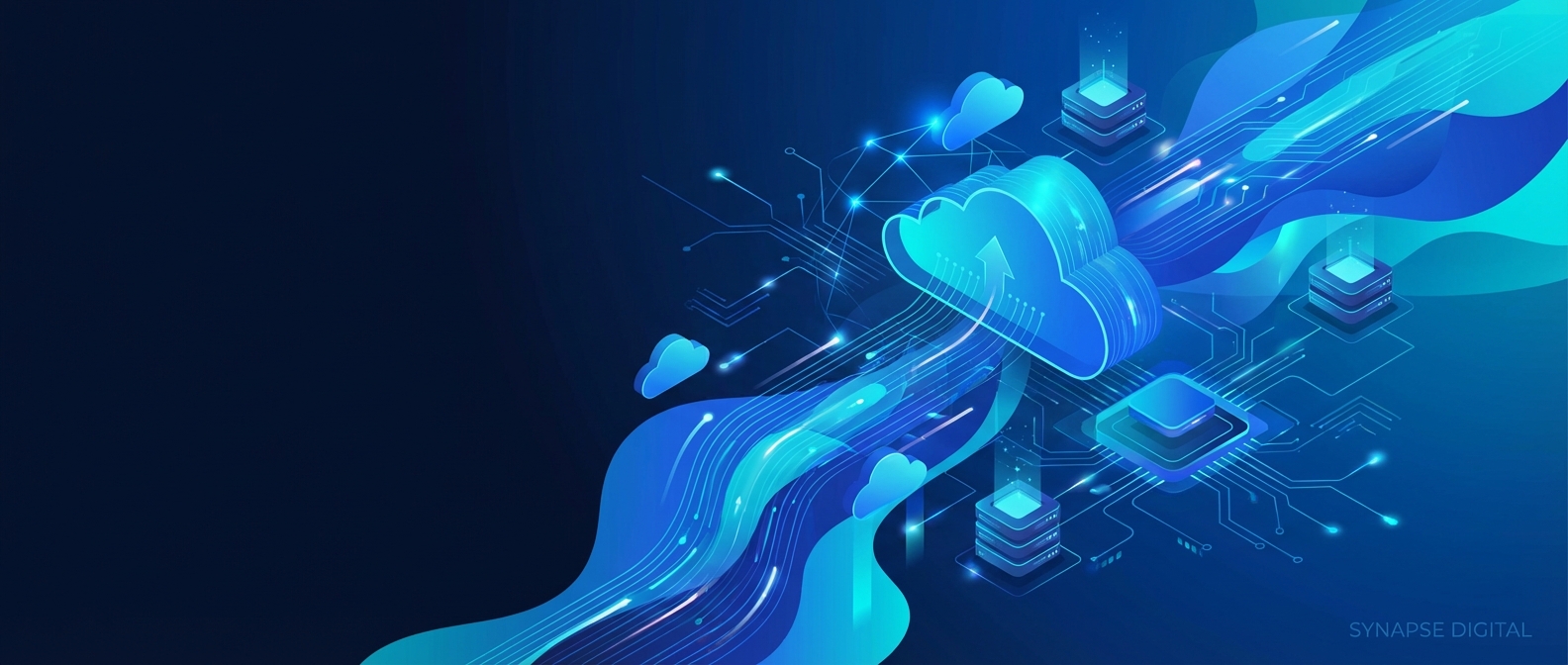 Digital infrastructure background